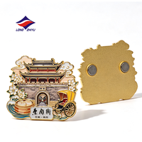 Aimants de réfrigérateur Longzhiyu 20Y, souvenirs populaires, logo personnalisé, aimants de réfrigérateur en métal pour la décoration