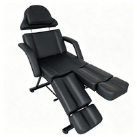 Fauteuil de podologie réglable à jambes séparées, table de traitement médical professionnelle pour spa, pour la thérapie de massage des pieds