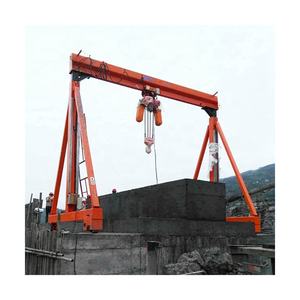 رافعة جسرية متحركة للمستودعات بسعة 2 طن و3 و5 و10 طن و5000 كجم، رافعة صغيرة محمولة على شكل حرف A مع عجلات للبيع - Product Image 2