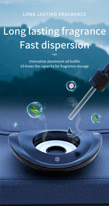 เครื่องหอมปรับอากาศในรถยนต์พลังงานแสงอาทิตย์แบบหมุนได้ พร้อมป้ายหมายเลขโทรศัพท์ - Product Image 4