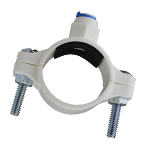 <b>Quick</b> Connection PVC Saddle <b>Clamps</b> for RO Water System 40mm 1/4" OD <b>Clamp</b> Pipe Water Filter Parts - Product Image 2