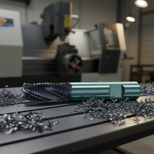 ดอกกัด HSS Co End Mill รุ่น TA1419 เคลือบ TiAlN แบบ 30 องศา เฮลิกซ์ 4 ฟลุต สำหรับงานกัดหยาบ พร้อมก้านเชื่อมแบบ Weldon - Product Image 3