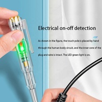 Bolígrafo de prueba multifuncional con luz LED de dos colores, directo de fábrica