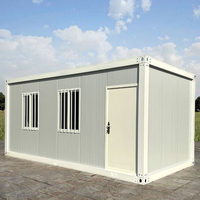 Maison de conteneur à panneau sandwich en acier amovible modulaire de 20 pieds pour une utilisation en extérieur