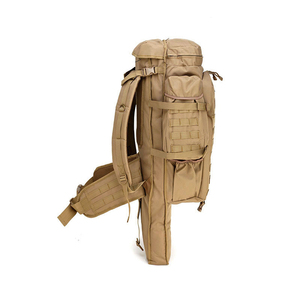 Mochila Impermeable de Poliéster de Gran Capacidad (56-75L) para Camping y Senderismo, con Asa Suave y Cierre de Cremallera - Product Image 3