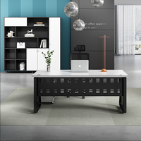 Bureau en L, derniers modèles de bureaux de direction, bureau de direction moderne, meubles