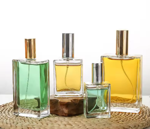 Hot Sale 30/50/100ml Square Glass Perfume <b>Bottle</b> with Screen Printed <b>Pump</b> Cap - Product Image 6