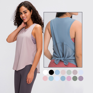 เสื้อกล้ามออกกำลังกายแบบผูกหลังเซ็กซี่สำหรับผู้หญิง - Product Image 1