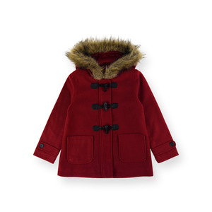 Giacca da ragazza pelliccia sul cappuccio (taglie 7-16) - Product Image 3