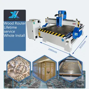 March3 control system wooden wood machine woodworking design cnc wood router cutting carving machine carving