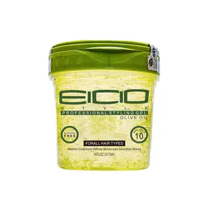 Eco Styler Styling Gel, aceite de oliva profesional, Max Hold 8 Oz para todo tipo de cabello Gel de sujeción suave para el cabello 473ml