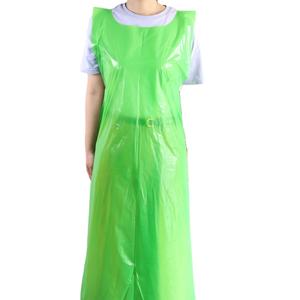 Unisex poli durevole resistente di alta qualità a buon mercato prezzo grande bianco grembiule di plastica per taglio di capelli arti e mestieri di cottura - Product Image 4