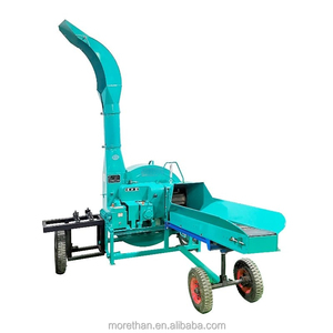 Caldo in Africa Asia America paglia Napir erba Chaff Cutter trituratore trituratore con motore e Diesel bovini pecore Grinder - Product Image 4