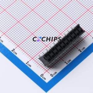 SSM-110-L-DV-LC Pin Socket SMD,P=2.54mm Connector 2.54mm 2.54mm Square Hole Vertical Mount - Product Image 1