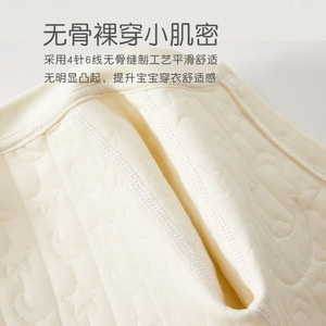 Combinaisons pour bébé en coton pur matelassé épais unisexe pour nouveau-né, automne-hiver, combinaisons de ramper, pyjamas - Product Image 3