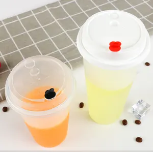 Fabrik Direkt verkauf benutzer definierte Logo Bubble Tea Cup wieder verwendbare Boba Milch tee tassen Lieferant
