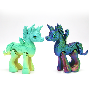 Artisanat, ornements, cadeaux, figurines créatives, articulations d'animaux, jouets, décorations licorne imprimées en 3D transfrontalières - Product Image 5