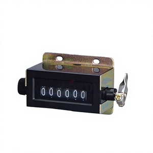 Compteur horaire mécanique pour engins de chantier, design carré, alimentation CC, affichage LCD, stockage de données sur 10 ans, usage industriel - Product Image 3