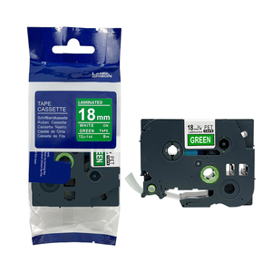 Cinta Adhesiva Laminada Estándar Orison Tzo-745 de 18 mm, Blanca sobre Verde, Compatible con Tze745 Tze-745 para Impresoras Brother <span class=keywords><strong>P</strong></span>-<span class=keywords><strong>Touch</strong></span> - Product Image 2
