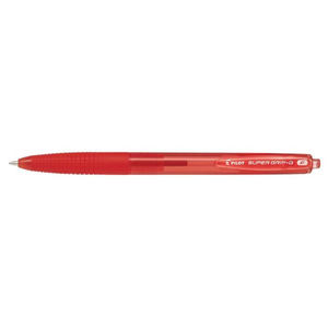 Stylo bille PILOT - SUPER GRIP-G rouge rétractable (F) - Product Image 1