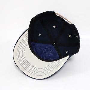 Manufacturer Low Price Wholesale 5 Panel <strong>Pre</strong>-<strong>curved</strong> Brim Soft Front <strong>Unstructured</strong> Cap Unisex Rope Embroidery Logo Snapback <strong>Hats</strong> - Product Image 5