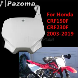 New Motorcycle Front Number Plate For Honda CRF150F CRF230F CRF 150F 230F 2003 2004 2005 2006 2007 2008 2009 2010 - 2019