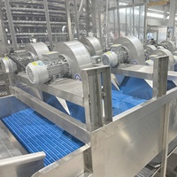 Machine de séchage et de déshydratation automatique LWT à air pulsé pour aliments emballés, fruits et légumes, avec couteau à air froid