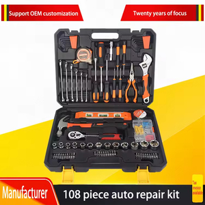 Kit <span class=keywords><strong>de</strong></span> <span class=keywords><strong>herramientas</strong></span> manuales <span class=keywords><strong>de</strong></span> 108 piezas, Kit <span class=keywords><strong>de</strong></span> <span class=keywords><strong>herramientas</strong></span> <span class=keywords><strong>de</strong></span> reparación <span class=keywords><strong>de</strong></span> automóviles, <span class=keywords><strong>caja</strong></span> <span class=keywords><strong>de</strong></span> <span class=keywords><strong>herramientas</strong></span> <span class=keywords><strong>de</strong></span> maquinaria doméstica - Product Image 3