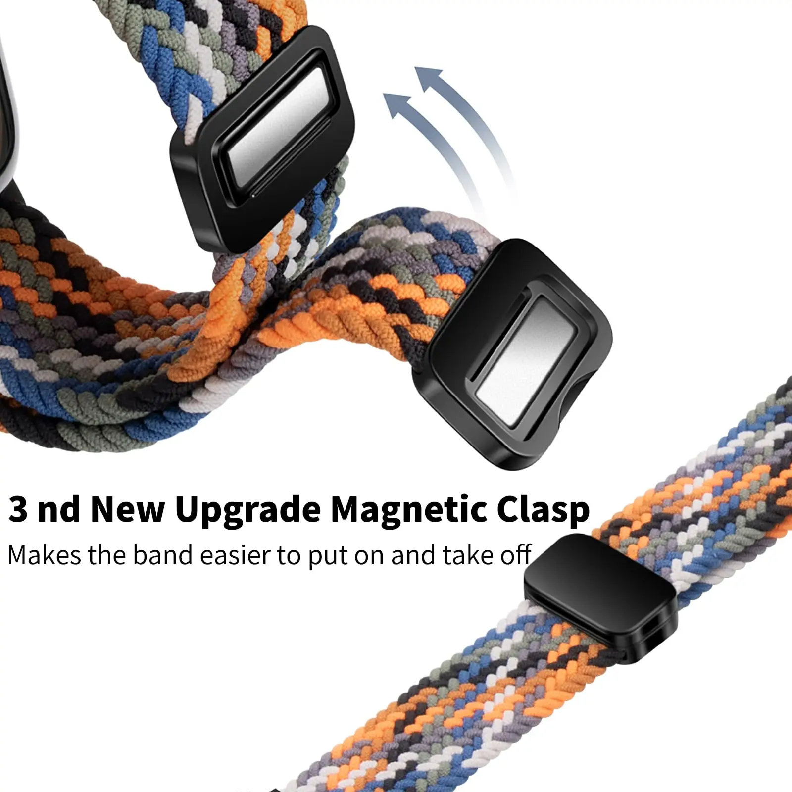 adjustable watch strap magnetic
