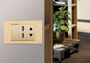 Amerikanische Stromschalter und 15A USB-C Wandsteckdose für Zuhause, <span class=keywords><strong>2</strong></span> Ladestecker, 250V PC EU Elektrogeräte-Zubehör - Product Image 6