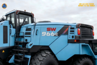 Chargeuse sur pneus électrique Sany SW966E d'occasion 424 kWh |   Chargeur minier électrique 6,8T, modèle 2023-2026, avec moteurs PMSM doubles