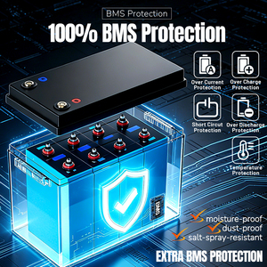 Batterie LiFePO4 12,8 V 150 Ah pour climat froid, stock UE, 1,92 kWh, cycle profond, stockage d'énergie, BMS intelligent, 6000+ cycles, IP65 - Product Image 3