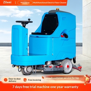 Floor Washing Machine Supermarket Mopping Machine Industrial Washing Machine Commercial <b>Suction</b> Mop Integrated Warehouse Washing - Product Image 1
