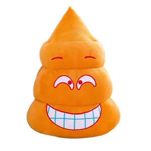 Hot Sale Cheap Grabber Doll Wacky Soft Stuffed Plush Toys Yellow Poo with Embroidered Logo Plush Toys