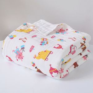 <b>Baby</b> <b>Muslin</b> Blanket 110*110cm Infant Receiving Blanket Newborn Swaddle Cotton Bath Towel - Product Image 1