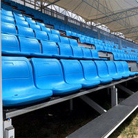 Tribune temporaire modulaire en acier haute résistance pour événements sportifs, conception personnalisable, très demandée