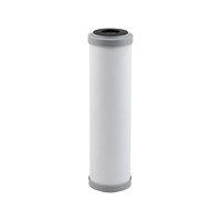 Cartouche de filtre à eau au charbon actif CTO 2,5" x 10" NSF42 pour éliminer les odeurs et les saveurs