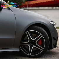 Film de protection de peinture (PPF) en TPU premium, gris anthracite texturé AMG, rouleau de vinyle auto-adhésif pour covering de véhicule