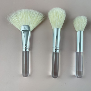 Brosse en laine synthétique pour masque facial Brosse <span class=keywords><strong>de</strong></span> maquillage moussante pour le visage utilisée avec un nettoyant pour le visage en forme d'éventail - Product Image 4