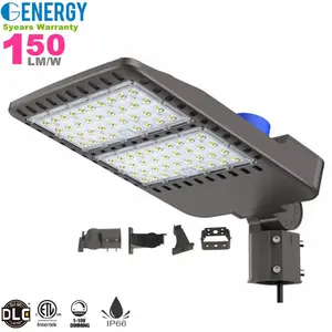 Kualitas tinggi perumahan aluminium 10KV surge IP66 led tahan air lampu tempat parkir 200w led shoebox lampu jalan