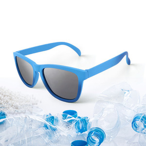 PN99020 Polarized <b>Mirror</b> Lens Recyclable RPET Frame Ocean <b>Plastic</b> Glasses Fashion New Eco Sunglasses Unisex Custom logo - Product Image 3