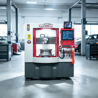 AWR906VP Reparación de ruedas Máquina CNC Equipo de restauración de llantas con software Crystal 3,0 para reparación de superficies de ruedas dañadas