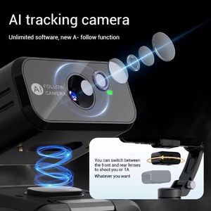 M03 AI Tracking Handheld Gimbal para Smartphone 3-Axis Anti-Shake Light Micrófono incorporado para <span class=keywords><strong>Video</strong></span> estable <span class=keywords><strong>Foto</strong></span> Cámara inteligente en vivo - Product Image 3