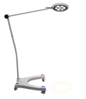 Profondeur d'illumination de hauteur de 1800mm Led lampe d'examen chirurgical avec 7 pièces Led ampoule osram dôme unique