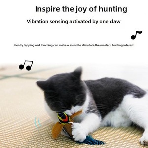 <span class=keywords><strong>Vivid</strong></span> Bird Chirping Nuevo personalizado al por mayor Juguetes realistas para mascotas Juguetes para pájaros y gatos Juguetes interactivos para gatos Movimiento de aleteo - Product Image 5