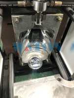 Máquina de Moldeo por Soplado por Estiramiento para Botellas de PET de 20 Litros y 5 Galones, Semiautomática, Controlada por PLC, Bomba y Motor de Alta Presión