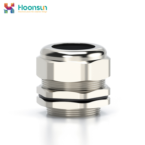 Prensaestopas de latón de baja tensión IP68 impermeable M16-M32, conector metálico niquelado para entrada de <span class=keywords><strong>cable</strong></span> de alimentación en cajas de conexiones y paneles - Product Image 2