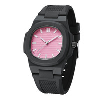Nouvelle montre à quartz en silicone imperméable, élégante, créative, sportive et décontractée pour femmes