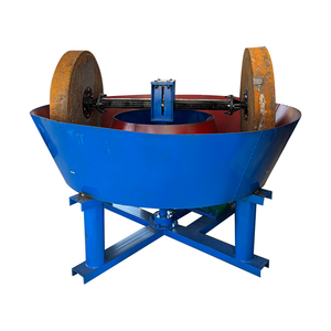 <strong>Gold</strong> <strong>Grinding</strong> <strong>Machine</strong> 900 Double Wheel <strong>Wet</strong> <strong>Pan</strong> <strong>Mill</strong> for Rock <strong>Gold</strong> Ore Processing - Product Image 1