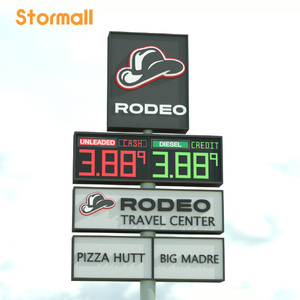 Panneau publicitaire pour station-service, panneau d'affichage des prix, écran numérique LED, signalisation publicitaire, panneau publicitaire pour affichage des prix, personnalisable - Product Image 4